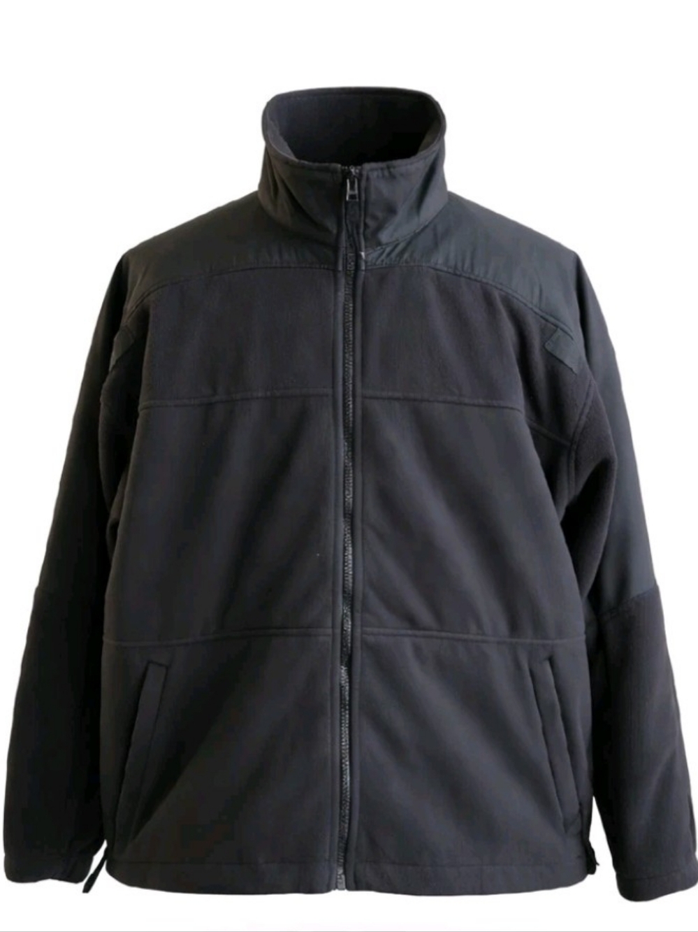5.11 Tactical Black Fleece Jacket Size 2XL Funnel Neck Gorpcore